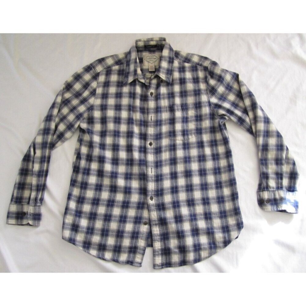 Men's‎ St John's Bay Classic Fit Cotton Button Long Sleeve Shirt Sz L (MT421)